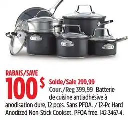 Canadian Tire PADERNO 12-Pc Hard Anodized Non-Stick Cookset offer