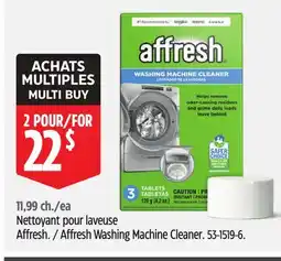 Canadian Tire Affresh Washing Machine Cleaner offer
