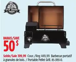 Canadian Tire Pit Boss Portable Pellet Grill offer