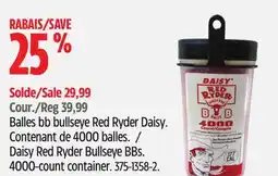 Canadian Tire Daisy Red Ryder Bullseye BBs offer