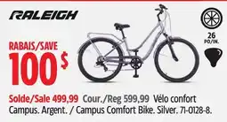 Canadian Tire Raleigh Campus Comfort Bike offer