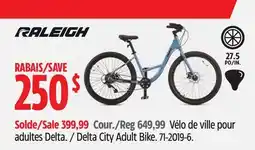 Canadian Tire Raleigh Delta City Adult Bike offer