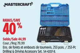 Canadian Tire Mastercraft 253- Pc Drilling & Driving Accessory Set offer