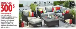 Canadian Tire Renfrew Dining Sectional Set, 3-Pc offer