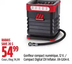 Canadian Tire MotoMaster Compact Digital 12V Inflator offer