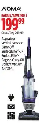 Canadian Tire Noma SurfaceElite + Bagless Carry-Off Upright Vacuum offer