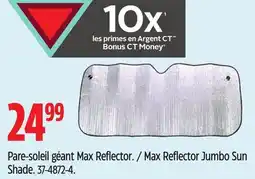 Canadian Tire Max Reflector Jumbo Sun Shade offer