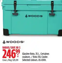 Canadian Tire Woods Roto 35L Cooler offer
