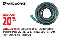Canadian Tire Yardworks Heavy-Duty Hose with Grips, Dry Seal, 50´ offer