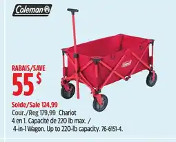 Canadian Tire Coleman 4-in-1 Wagon offer