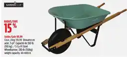 Canadian Tire Garden Club 5 Cu-Ft Steel Wheelbarrow offer