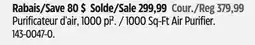 Canadian Tire Shark 1000 Sq-Ft Air Purifier offer