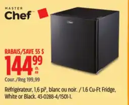 Canadian Tire Master Chef 1.6 Cu-Ft Fridge offer