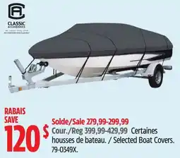 Canadian Tire Classic Accessories Selected Boat Covers offer