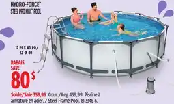 Canadian Tire Hydro-Force Steel-Frame Pool offer