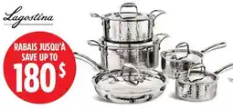 Canadian Tire Lagostina 10-Pc Artigiano 3-Ply Clad Cookset offer