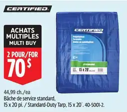 Canadian Tire Certified Standard-Duty Tarp offer