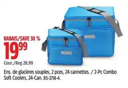 Canadian Tire 2-Pc Combo Soft Coolers offer