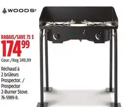 Canadian Tire Woods Prospector 2-Burner Stove offer