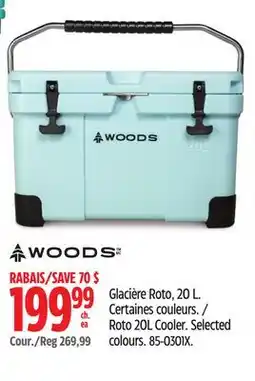 Canadian Tire Woods Roto 20L Cooler offer