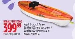 Canadian Tire Sentinal 100 1-Person Sit-in Kayak offer