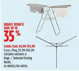 Canadian Tire Selected Drying Racks offer