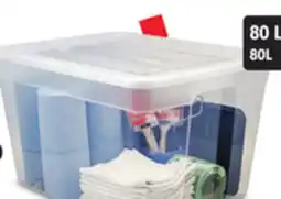 Canadian Tire type A Clear Tote with Wheels offer