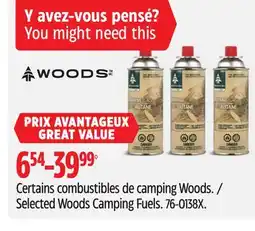 Canadian Tire Selected Woods Camping Fuels offer