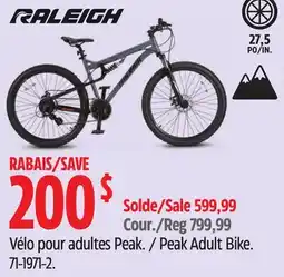 Canadian Tire Raleigh Peak Adult Bike offer