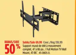 Canadian Tire Bluehive Full Motion TV Wall Mount, 47-86˝ offer
