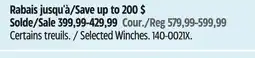 Canadian Tire Champion Selected Winches offer