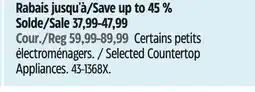Canadian Tire Black & Decker Selected Countertop Appliances offer