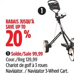 Canadian Tire Navigator 3-Wheel Cart offer