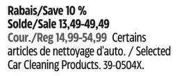 Canadian Tire Chemical Guys Selected Car Cleaning Products offer