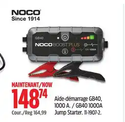 Canadian Tire NOCO GB40 1000A Jump Starter offer