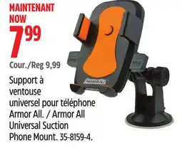 Canadian Tire Armor All Universal Suction Phone Mount offer