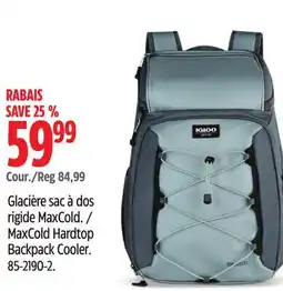 Canadian Tire Igloo MaxCold Hardtop Backpack Cooler offer