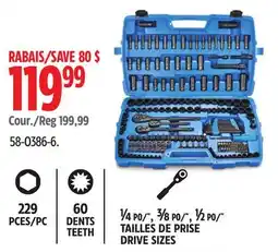 Canadian Tire Mastercraft ¼ PO/, ⅜ PO/, ½ PO/ DRIVE SIZES offer