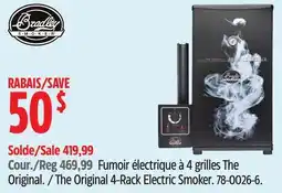 Canadian Tire Bradley The Original 4-Rack Electric Smoker offer