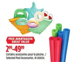 Canadian Tire Selected Pool Accessories offer