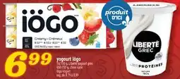 Marché Richelieu YOGOURT IÖGO | IÖGO YOGURT offer