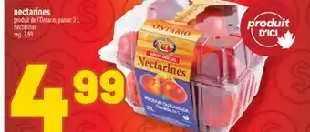 Marché Richelieu NECTARINES | NECTARINES offer