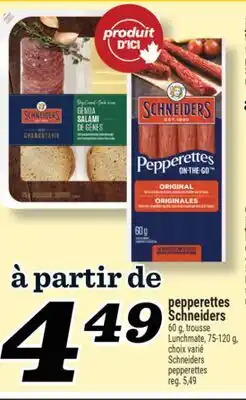 Marché Richelieu PEPPERETTES SCHNEIDERS | SCHNEIDERS PEPPERETTES offer