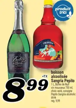 Marché Richelieu BOISSON ALCOOLISÉE SANGRIA PEPITO | PEPITO SANGRIA ALCOHOLIC DRINK offer