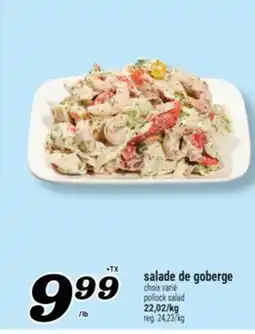 Marché Richelieu SALADE DE GOBERGE | POLLOCK SALAD offer