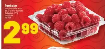 Marché Richelieu FRAMBOISES | RASPBERRIES offer