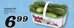Marché Richelieu CORNICHONS FRAIS | FRESH DILL PICKLING CUKES offer