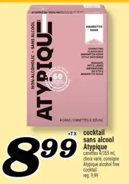 Marché Richelieu COCKTAIL SANS ALCOOL ATYPIQUE | ATYPIQUE ALCOHOL FREE COCKTAIL offer