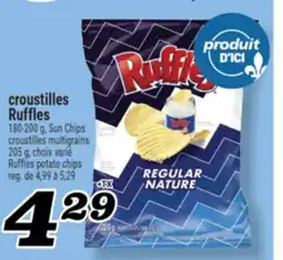 Marché Richelieu CROUSTILLES RUFFLES | RUFFLES POTATO CHIPS offer