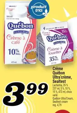 Marché Richelieu CRÈME QUÉBON ULTRA'CRÈME, SEALTEST | QUÉBON ULTRA'CREAM, SEALTEST CREAM offer